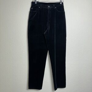 Company Women's Velvet Pants Black Size 8  No inside Seam‎ on Legs